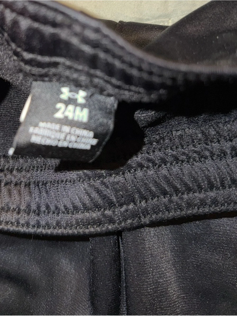 Under Armour Kids Black Joggers with Yellow Logo